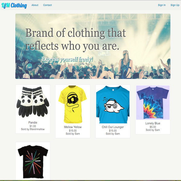 DJM Clothing E-commerce Platform